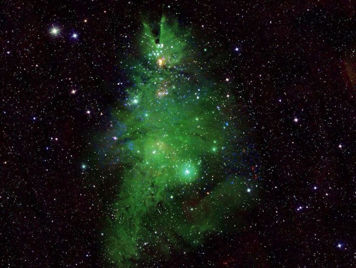 Crédito: Raio-X: NASA/CXC/SAO; Ótica: T.A. Reitor (NRAO/AUI/NSF e NOIRLab/NSF/AURA) e B.A. Wolpa (NOIRLab/NSF/AURA); Infravermelho: NASA/NSF/IPAC/CalTech/Univ. de Massachusetts; Processamento de Imagem: NASA/CXC/SAO/L. Frattare & J. Maior