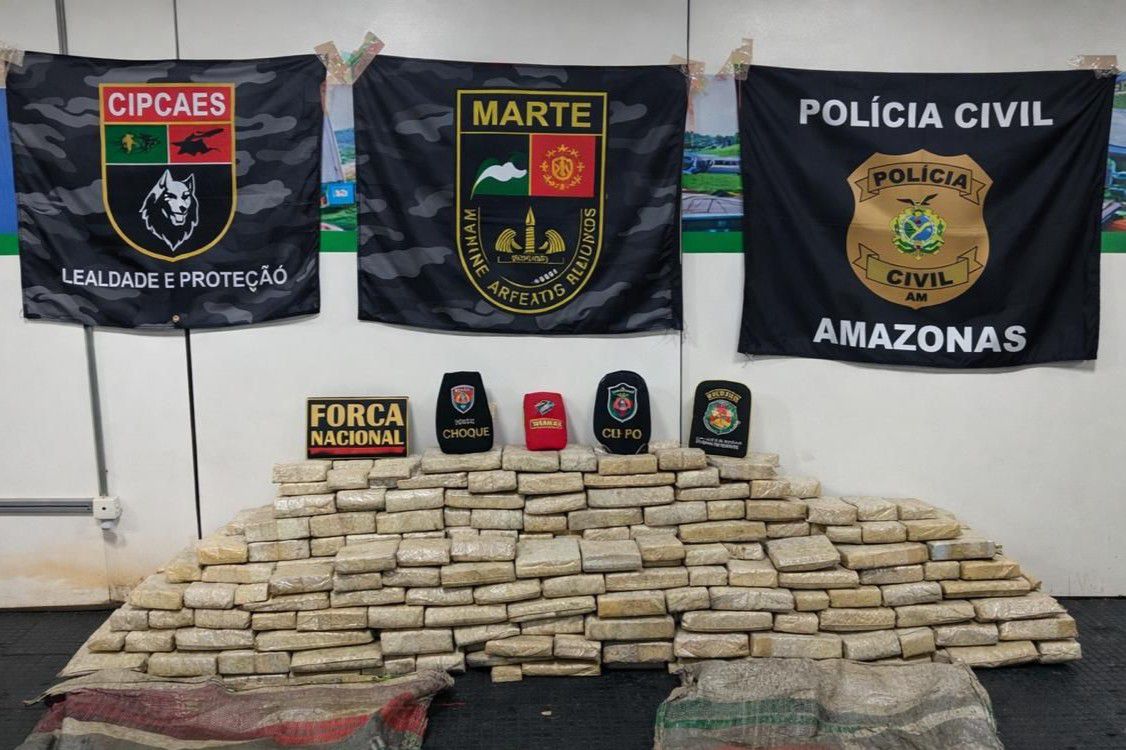 Foto: Victor Levy e Divulgação/SSP-AM, Divulgação/PC-AM e Vitória Veras/PMAM